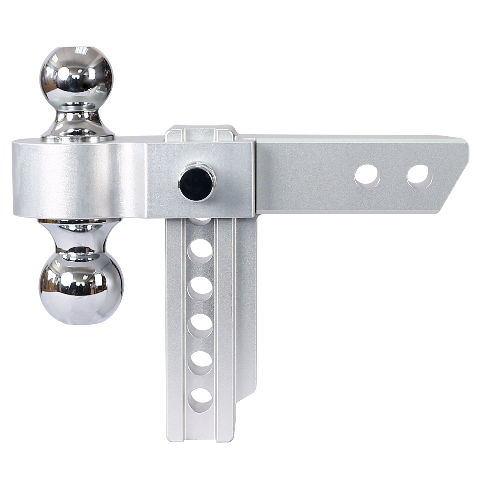 Alu Adjustable Trailer Drop Hitch,2inch receiver,6 inch adjustable