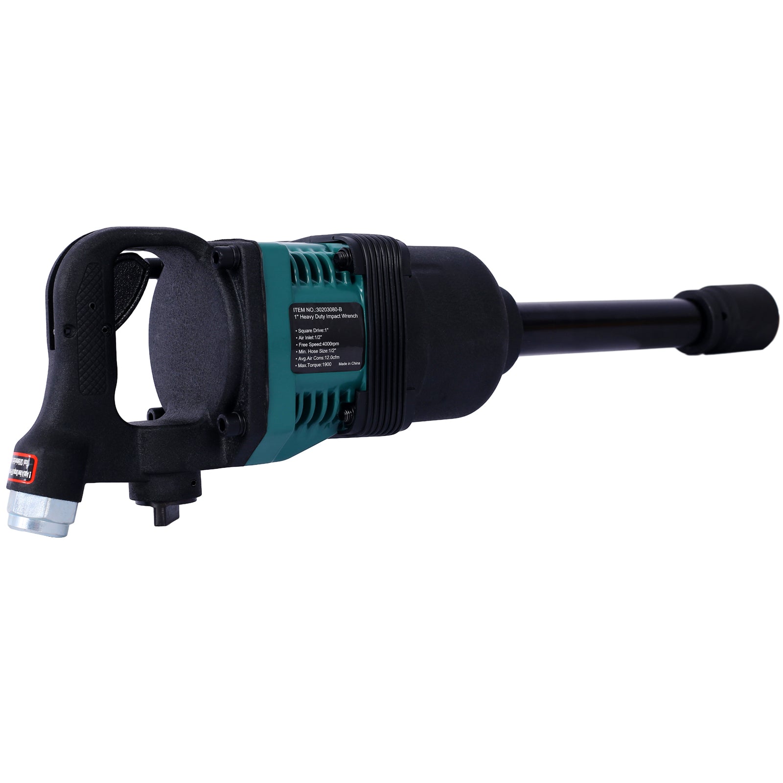 Industrial 1" inch Air Impact Wrench Gun Long Shank Pneumatic Truck  with 38mm & 41mm Socket