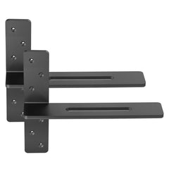 2 Pcs Shelf Brackets 14 inch / 355.6 mm Heavy Duty Floating Shelf Brackets
