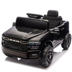 Licensed Dodge RAM 3500 12V Kids Ride On Truck,W/ Remote Control,2WD & Rear Shock Suspension,LED Headlights &Low Battery Alarm,3-speed remote adjustment,Built-in Music & Bluetooth,Recommended age: 3-6