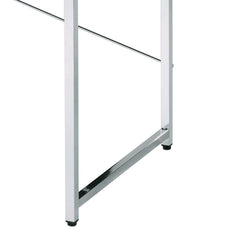 Tennos White & Chrome Finish Writing Desk