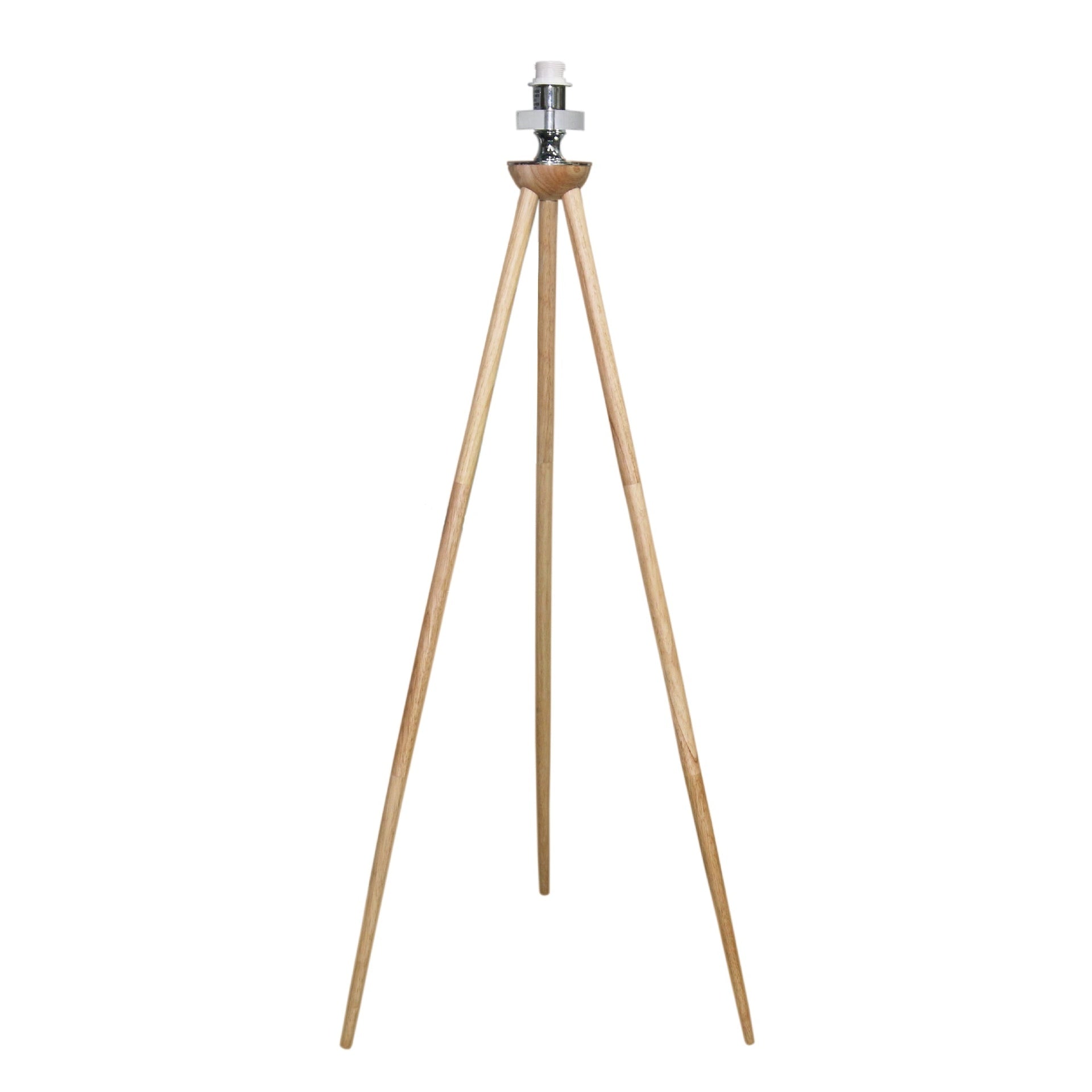 Tall Corner Floor Lamp, Energy Efficient LED Standing Light for Living Room, Bedroom & Office Space Illumination Lirios Three Legged Wooden Strip Floor Lamp - Natural 110V
