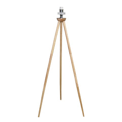 Tall Corner Floor Lamp, Energy Efficient LED Standing Light for Living Room, Bedroom & Office Space Illumination Lirios Three Legged Wooden Strip Floor Lamp - Natural 110V