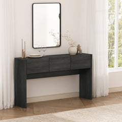 Console Table in Charcoal Gray