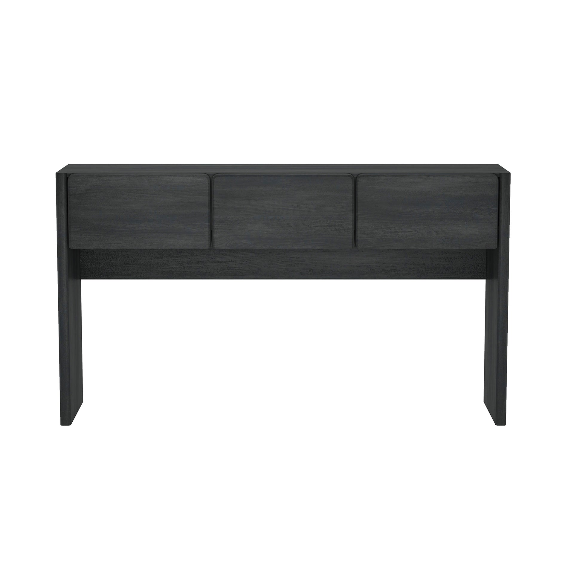 Console Table in Charcoal Gray