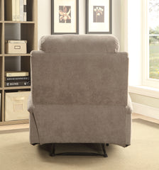 Grey Recliner with Cup Holder