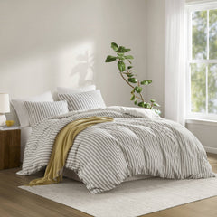 3 PCS Cal King Duvet Set Tan