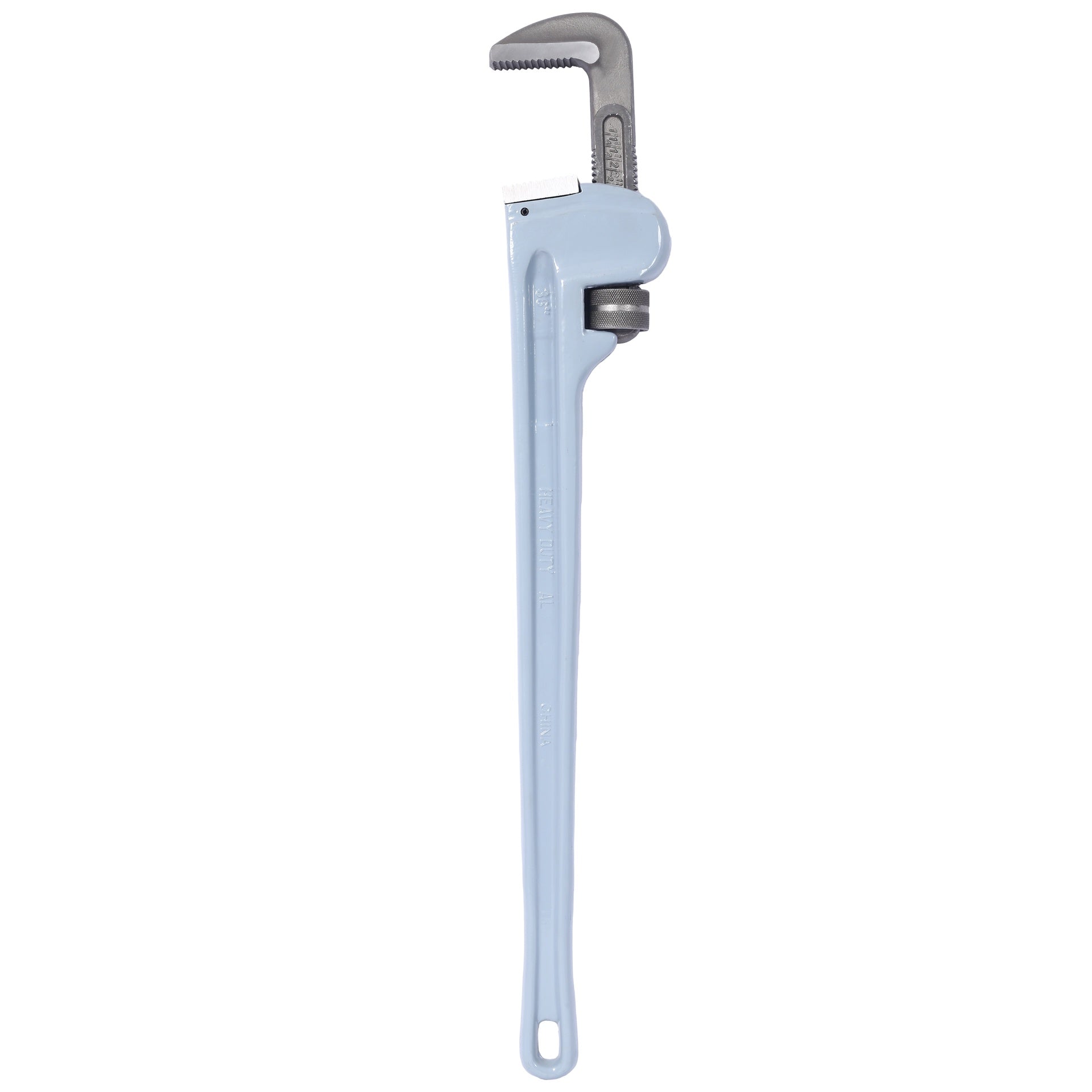 36 inch Pipe Wrench Aluminum Straight Pipe Wrench Heavy Duty 36-Inch Plumbers Wrench,Easy to Carry, Hangable Design, for Water Pipes, Automotive Repairs