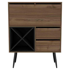 Bar Octupos, Living Room, Mahogany / Black