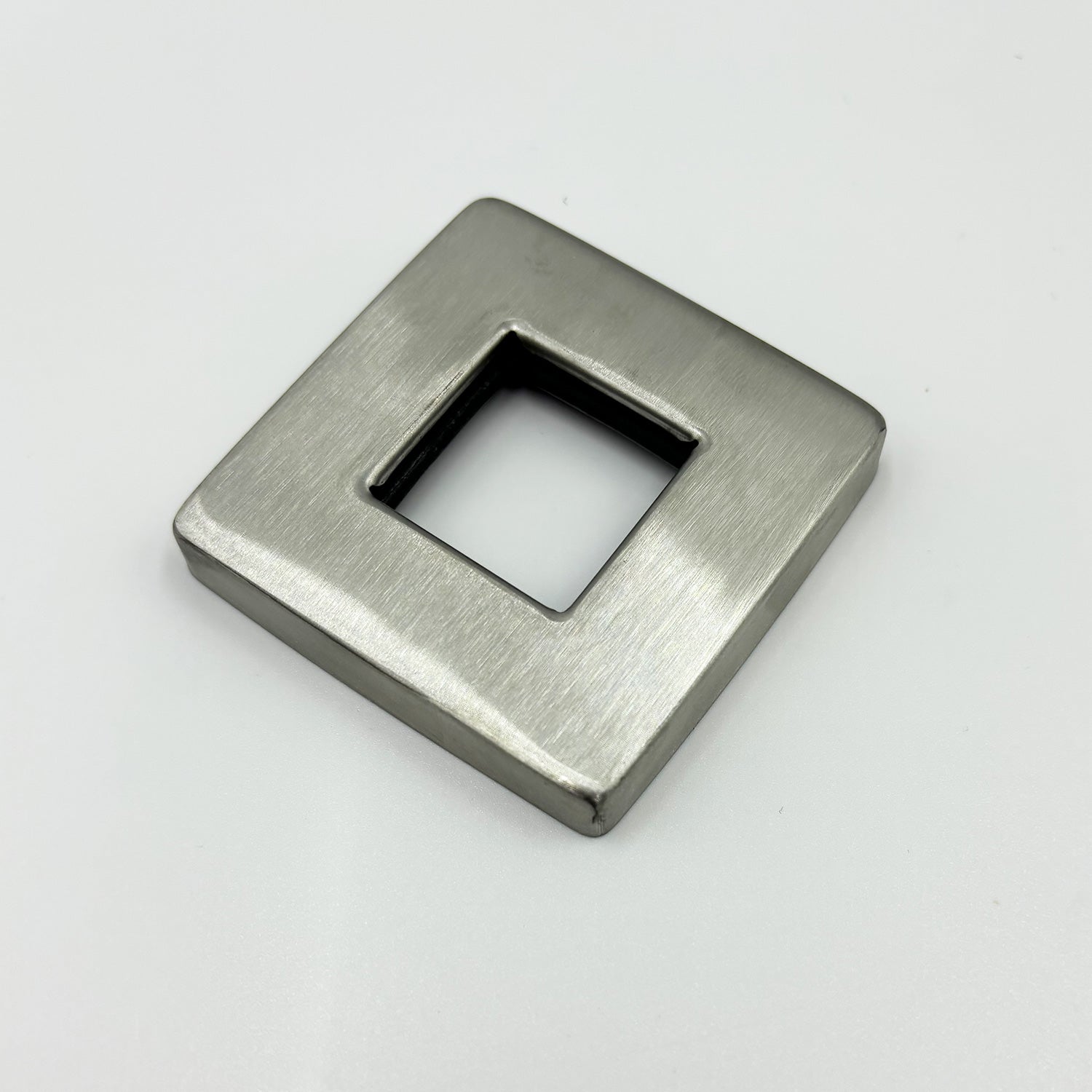 Square Shower Arm with Flange, 1/2 NPT Tapered Threads, Rain Shower Head Arm, Wall Mount Shower Extension Arm