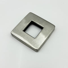 Square Shower Arm with Flange, 1/2 NPT Tapered Threads, Rain Shower Head Arm, Wall Mount Shower Extension Arm