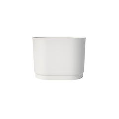 39 Inch Solid Surface Soaking Bathtub - Deep Soak Freestanding Tub