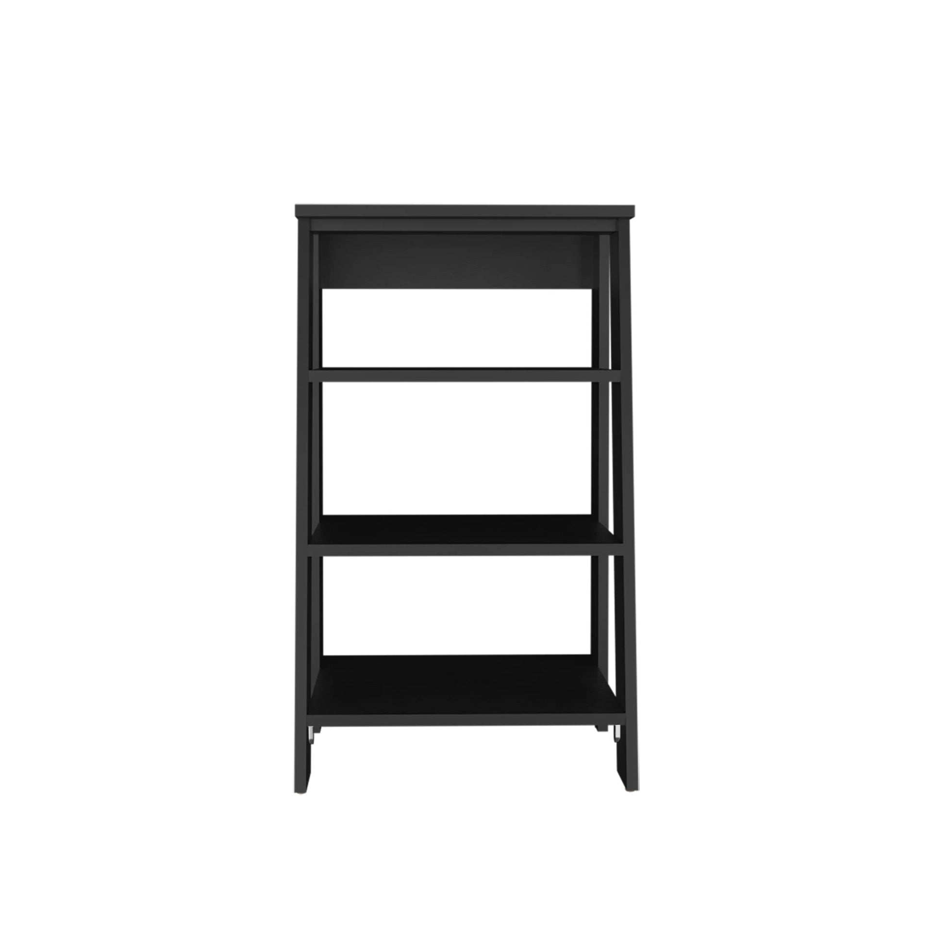 Wenge Freestanding Bathroom Shelf with Open Storage