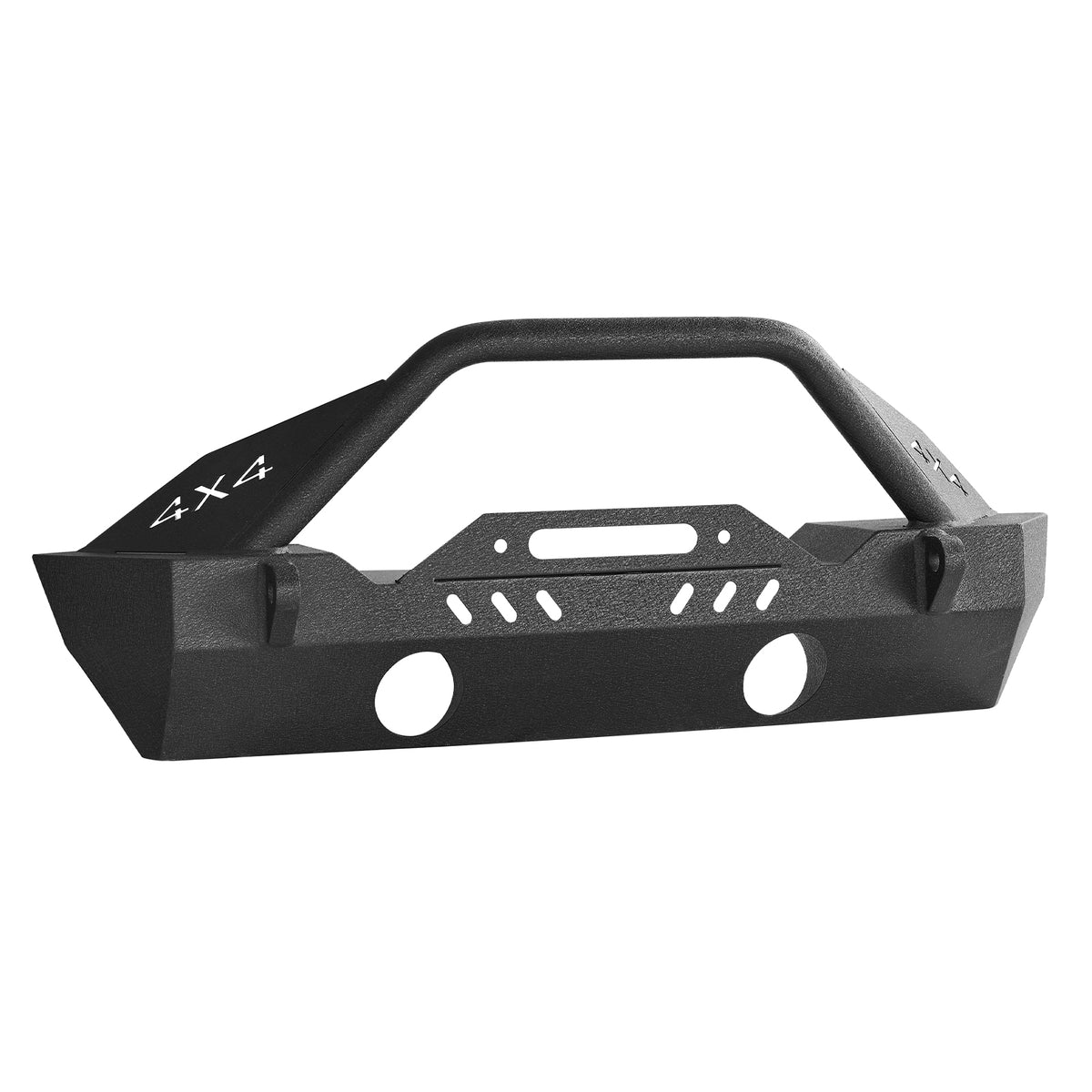 Front Bumper Compatible with 2018-2024 Jeep Wrangler JL JLU & Gladiator JT