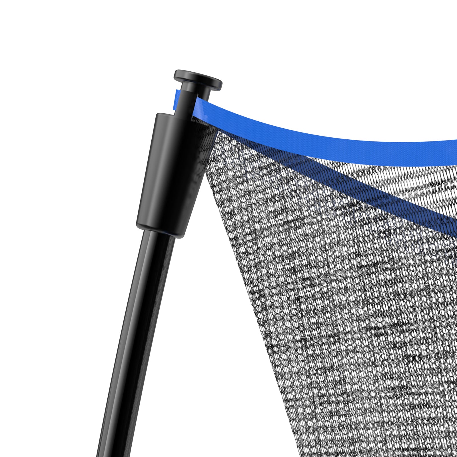 YC 55in round trampoline-spring-Blue