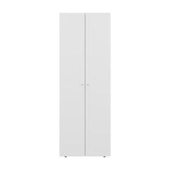 Armoire 66.9 inch H, 2 Doors, 2 Shelves, White - Bedroom
