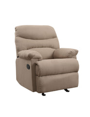 Arcadia Light Brown Microfiber Motion Recliner