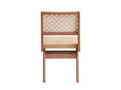 Valentina Rattan & Natural Finish 5PCs Patio/Outdoor Dining Set (No Bench Included)
