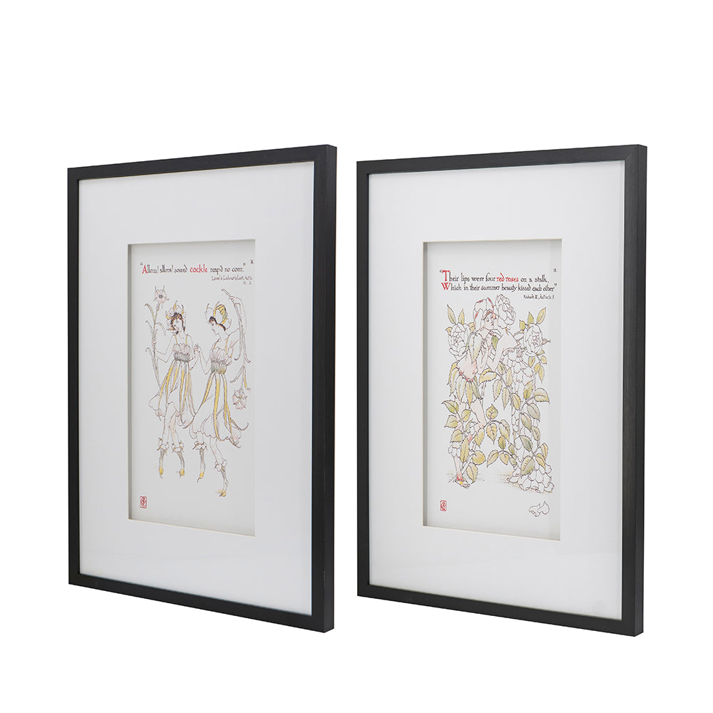 Set of 2 Wall Arts, Home Decor for Living Room, Dining Room, Bedroom, Hallway, 19.7x27.6"