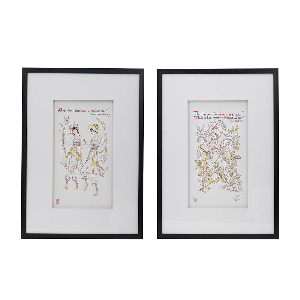 Set of 2 Wall Arts, Home Decor for Living Room, Dining Room, Bedroom, Hallway, 19.7x27.6"