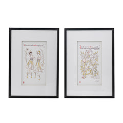 Set of 2 Wall Arts, Home Decor for Living Room, Dining Room, Bedroom, Hallway, 19.7x27.6"