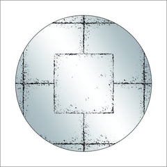 Round wall-mounted mirror Versatile Home Decor Ideal for bedrooms, living rooms, dining rooms, fireplaces, foyers, and more