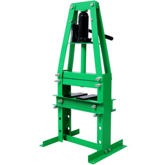 Hydraulic Power Units, 6-Ton Benchtop Hydraulic A-Frame Shop Press with Press Plates, Hydraulic 6 Ton Garage Floor Adjustable Shop Press with Plates, Hydraulic Press, Hydraulic Shop Press,Green