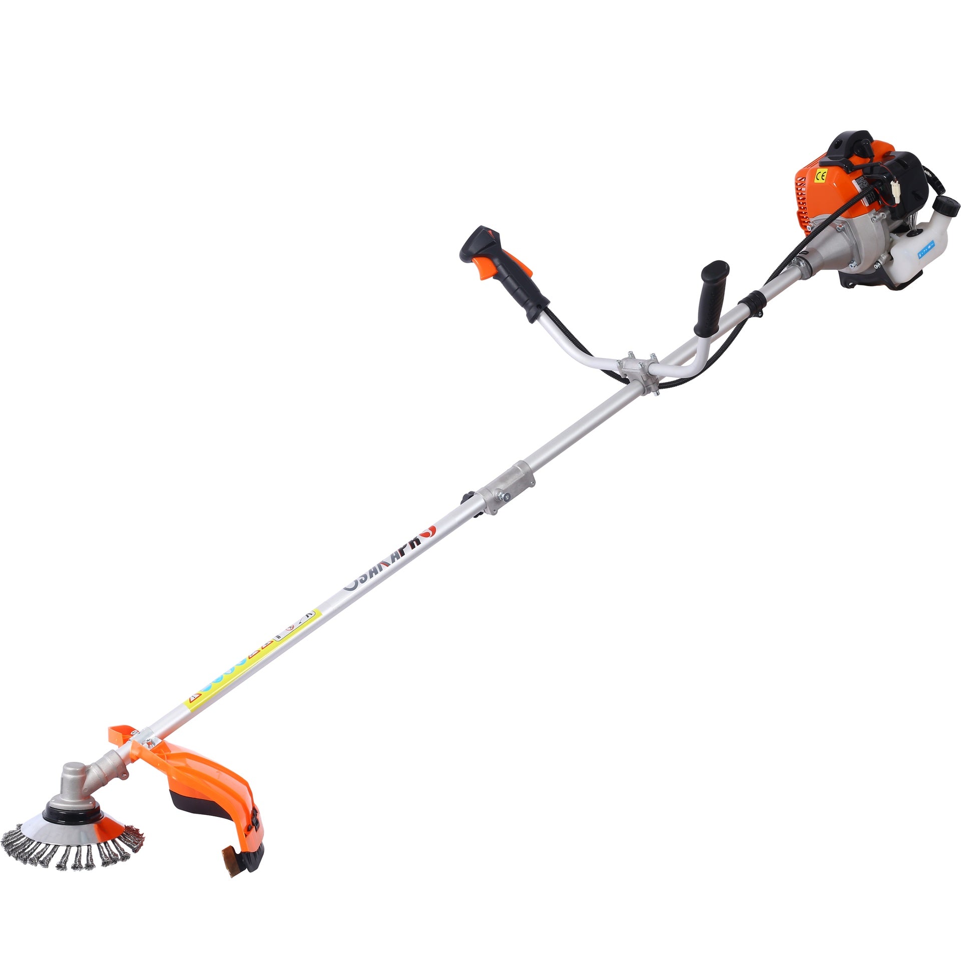 52cc Weed Wacker Gas Powered,3 in 1 Multifunction, String Trimmer, 8 inch Weed Wacker Attachments Heads,10" Metal 3T Blade,Rubber Handle , Shoulder & Strap Included, EPA Compliant