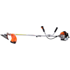52cc Weed Wacker Gas Powered,3 in 1 Multifunction, String Trimmer, 8 inch Weed Wacker Attachments Heads,10" Metal 3T Blade,Rubber Handle , Shoulder & Strap Included, EPA Compliant