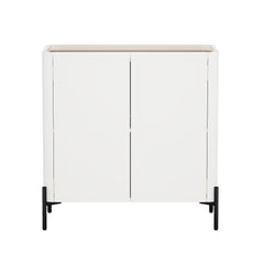 Accent Cabinet in Maple and Off White