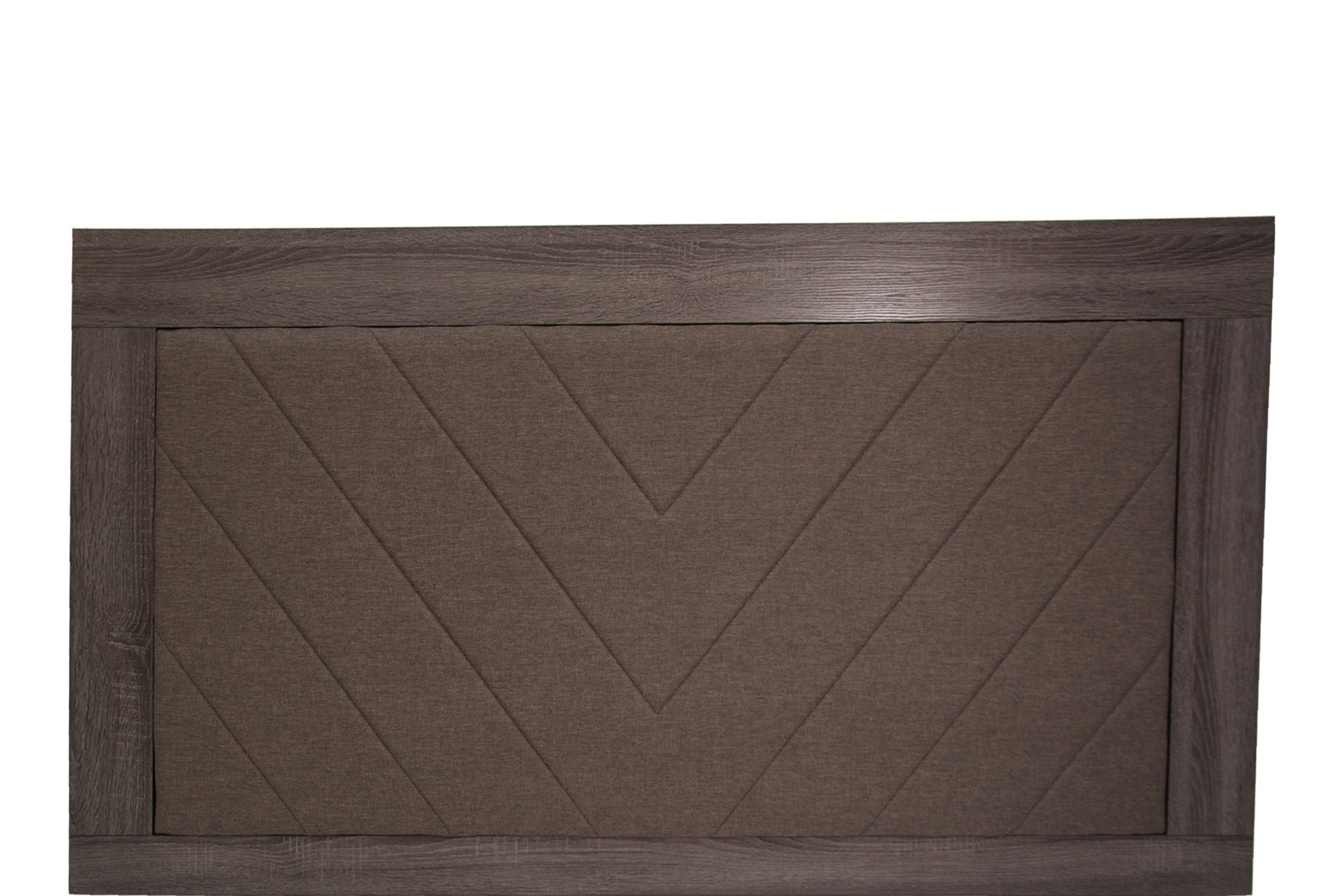 QUEEN BED in Dark Gray Oak (Rustic Accents)