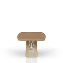 Dining Table - Toffe with Rope Base