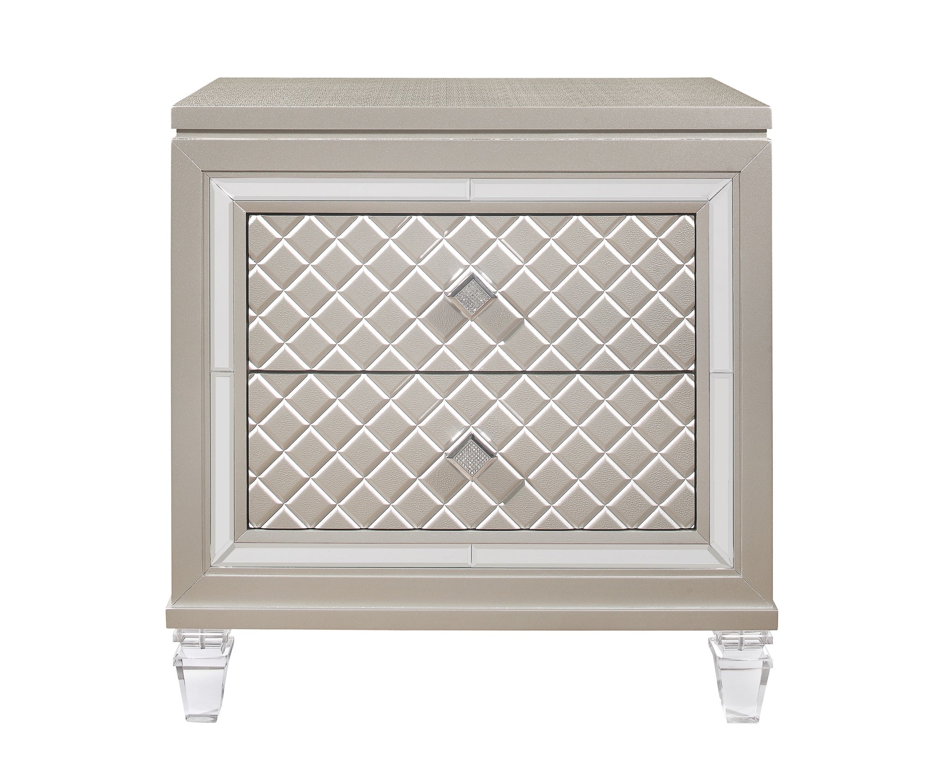 CROSS GLAM CHAMPAGNE NIGHTSTAND