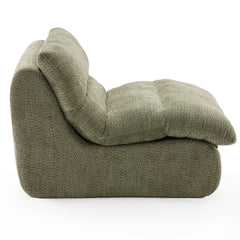 Upholstered Accent Sofa, Modern Armchair with Soft Cushioned Seat, Stylish Sofa for Living Room, Bedroom, or Office