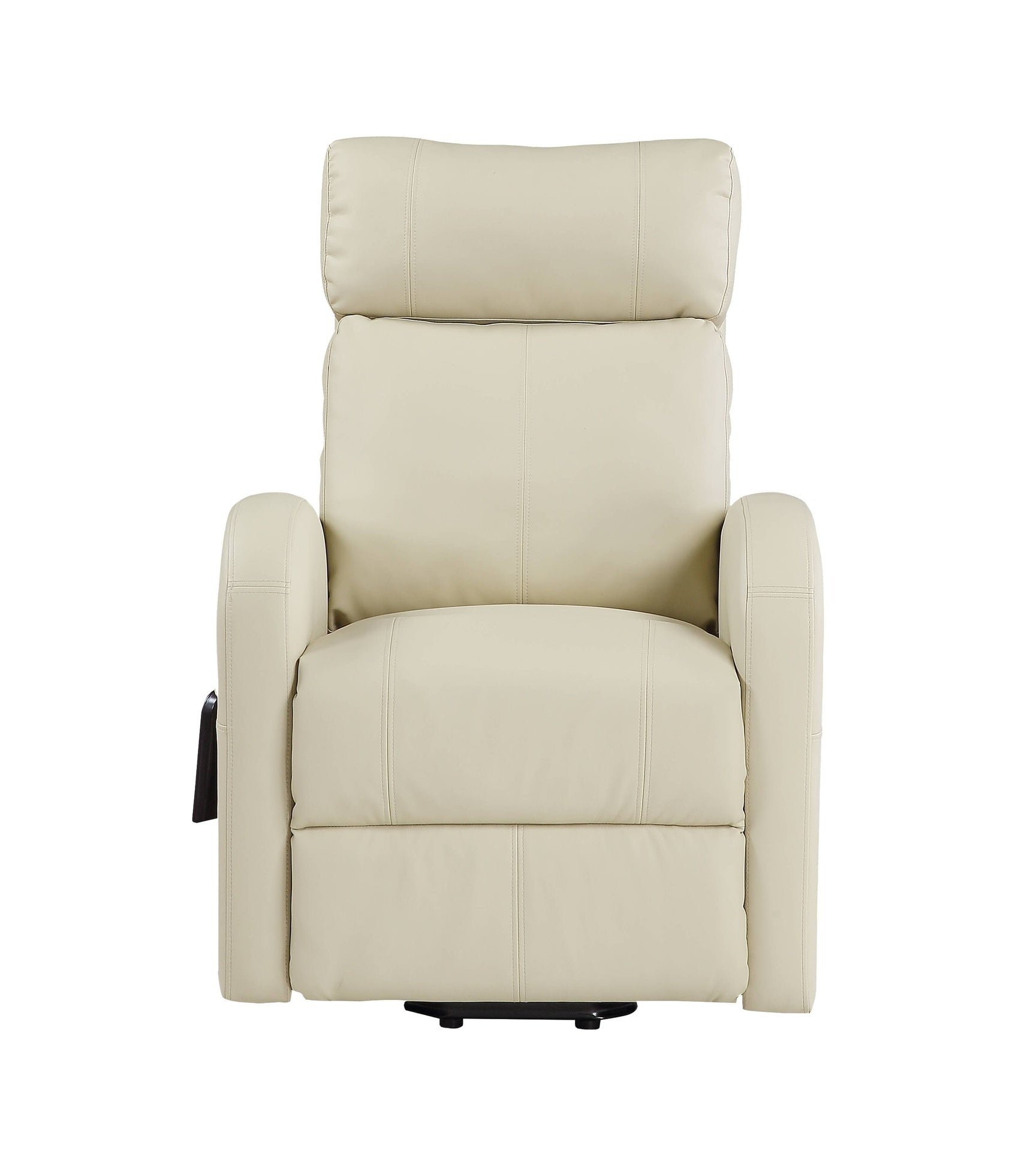 Ricardo Beige Synthetic Leather Power Motion Recliner W/Lift
