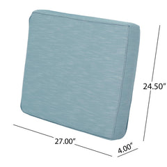ANTIBES CLUB CHAIR SET, BACK CUSHION AND SEAT CUSHION, TEAL, SET OF 2, (57087.00 CUSHION SET)