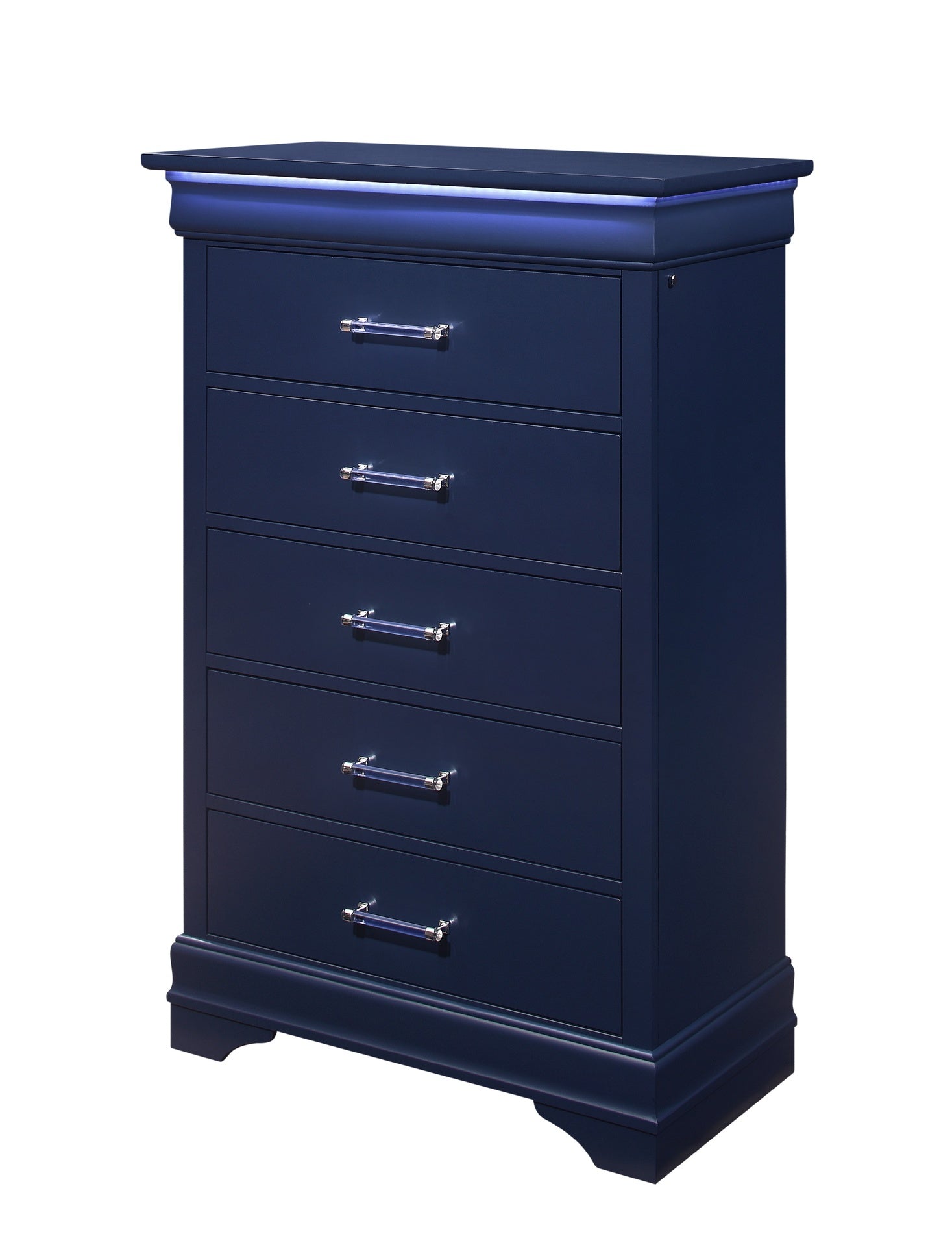 CHARLSTON BLUE CHEST WITH LED