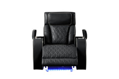 Fortuner Modern Style Upholstery Recliner Chair Made with Wood & Massage Function Included-Black      same asG150109103  (NJ inventory)