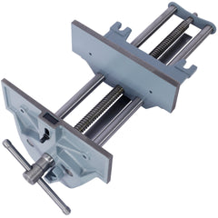 Rapid Action Woodworking Vise Quick Release Lever for Quick Adjustments 10.5 Inch Jaw Width Made with Heavy-Duty Cast Iron , GRAY COLOR