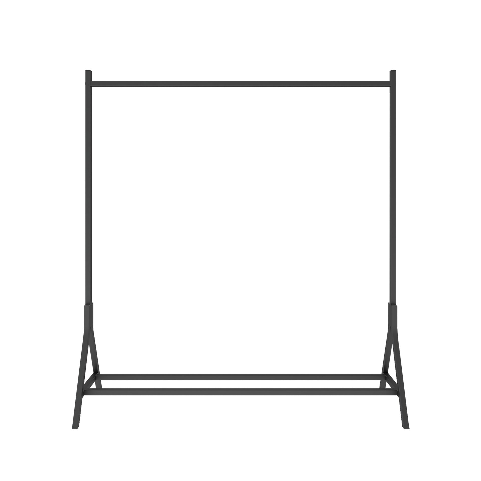 Garment Rack Freestanding Hanger Multi-functional Single pole Bedroom Clothing Rack Bedroom, Black