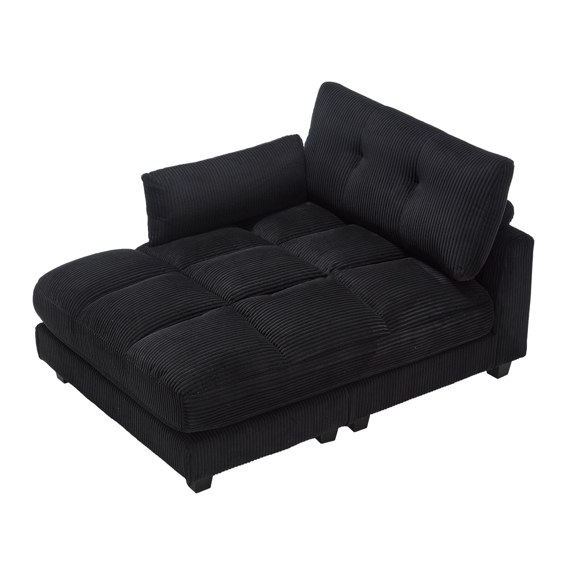 UNITED WE WIN Sleeper Sofa Couch Bed,Oversized Chaise Lounge Chair Cozy Cloud Couch