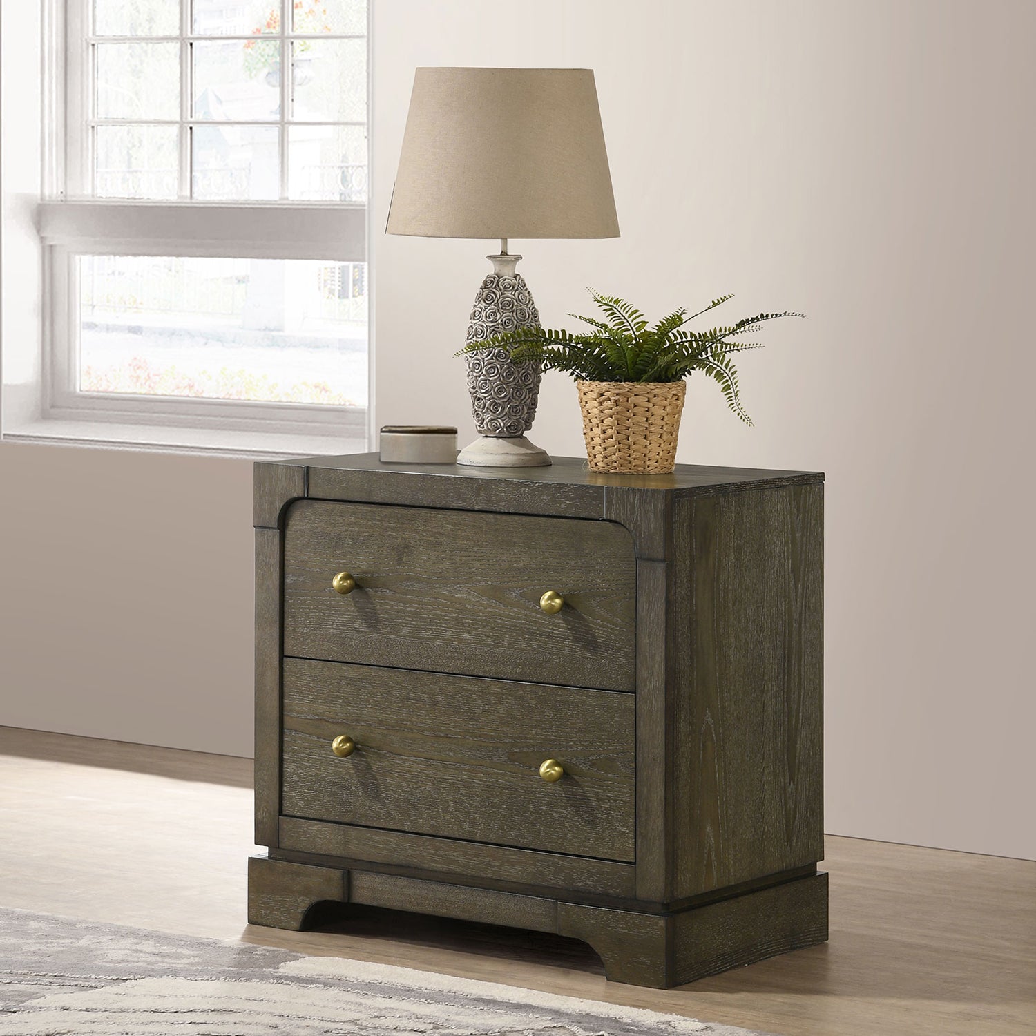 Sundance Dark Cocoa 2-drawer Nightstand Bedside Table
