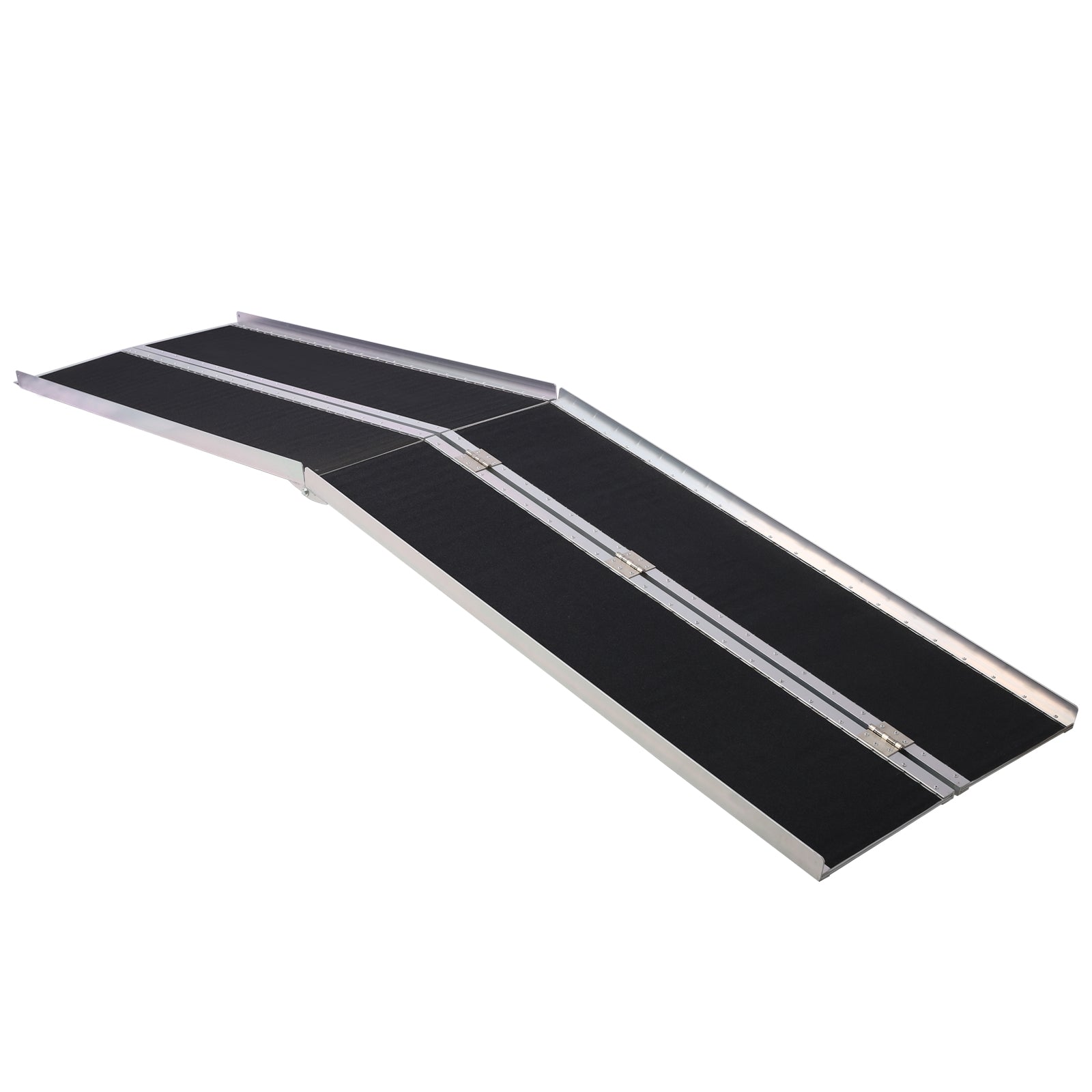 wheel chair ramp 10ft ,aluminium threhold ramp,Portable and Foldable, 600 Pound Capacity, Non-Skid Surface, Two Separate Pieces, for Home, Steps, Stairs, Doorways with bag