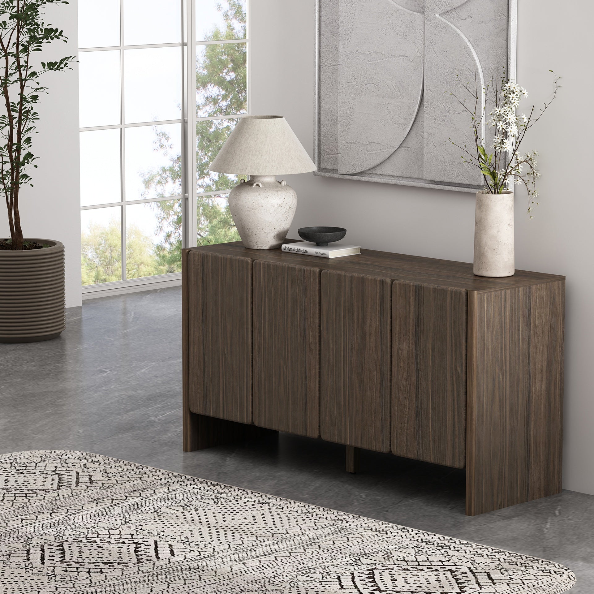 Sideboard in Walnut Brown