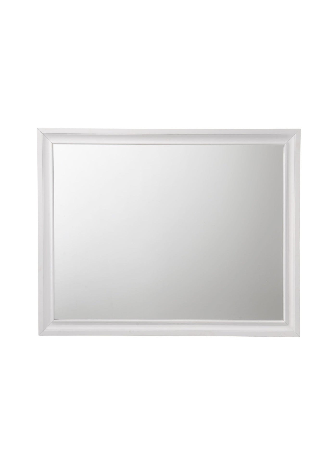 Naima White Finish Mirror