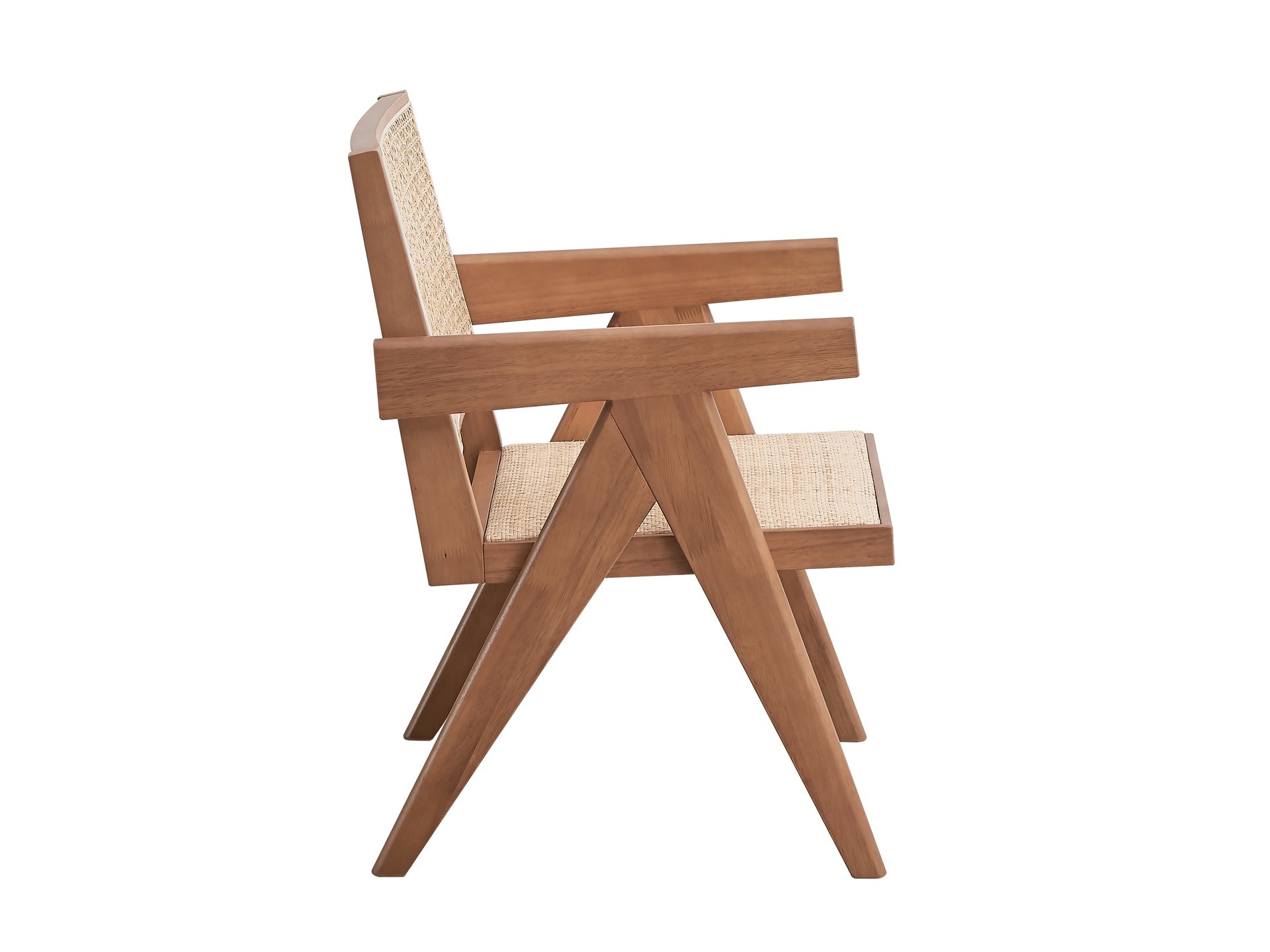 Velentina Rattan & Natural Finish Accent Chair