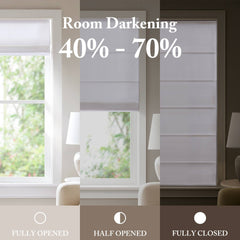 1PC 31x64" Cordless Roman Blind  Galen Matte fabric
