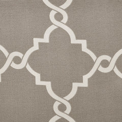 Fretwork Print Grommet Top Window Curtain Panel(Only 1 Pc Panel)