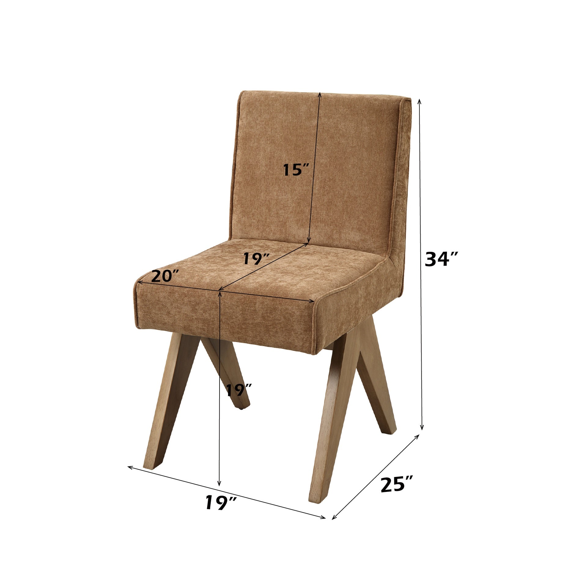 Zoey 7-Piece Light Oak Finish Dining Set with Upholstered Chairs and Rectangular Pedestal Table