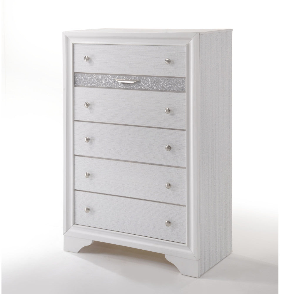 Naima White Finish Chest